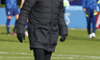  Marc Skinner manager of Manchester United Women  during the pre-match warm-up  during  Ba...