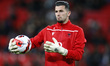 Gentian Selmani of Albania  during the pre-match warm-up   during  World Qualifying - Euro...