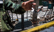 Damaged caused by the bomb of the Erawan Shrine wall, in Bangkok, Thailand, on August 18,...
