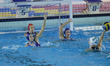 Lille UC defense during the Waterpolo EuroLeague Women match FTC Telekom Budapest vs Lille...