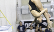 Tania Cagnotto in action at Italian diving finals championship held in Turin, on April 4,...