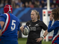 Kendra COCKSEDGE of the Black Ferns during the international women's rugby match between France and New Zealand on November 20, 2021 in Cast...