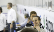 Tania Cagnotto joking with the photographers at diving finals championship held in Turin,...