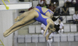 Francesca Zagaglini and Beatrice Atzei in action at Italian diving finals championship hel...