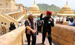 Heads of State/ Government participants visit historical Amer Fort ahead the 2nd Summit of...