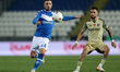 Filip Jagiello (Brescia Calcio) ready to shoot the ball during the Italian soccer Serie B...