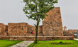 Ruins of Rabdentse Palace in Rabdentse Sikkim, India on June 02 2010. Towards the reign of...