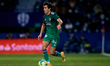 Manu Sanchez of CA Osasuna in action during the La Liga Santander match between Levante UD...
