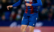 Jorge de Frutos Sebastian of Levante UD heads the ball during the La Liga Santander match...