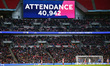 Scoreboard show Attendance 40,942  during Vitality Women's FA Cup Final 2021 between Arsen...