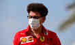 Scuderia Ferrari team principal Mattia Binotto arrived in to the paddock before qualifying...