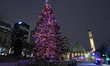 A giant Christmas tree in Churchill Square in Edmonton.Monday, December 13, 2021, in Edmo...