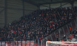 Supporters and fans of Olympiakos as seen in Antwerp during the Europa League game between...