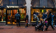 Crowds at non-essential stores at the shopping district in Amsterdam, because a hard lockd...