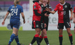Blackburn Rovers' Ellie Leek celebrates with Annabel Blanchard after scoring during the FA...