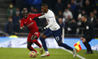  Tottenham Hotspur's Emerson Royal takes on Liverpool's Sadio Mane during Premier League b...