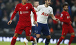 L-R Liverpool's Roberto Firmino and Tottenham Hotspur's Harry Winks  during Premier League...
