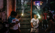 Filipinos celebrates New Year in Antipolo City, Philippines, January 01, 2022. Despite of...