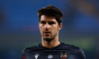 Gonzalo Melero of Levante UD looks on prior to the La Liga Santander match between Villarr...