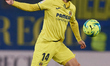 Manu Trigueros of Villarreal CF in action during the La Liga Santander match between Villa...