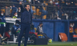 Unai Emery head coach of Villarreal CF reacts during the La Liga Santander match between V...