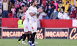 Nemanja Gudelj of Sevilla CF shows appreciation to the fans during the La Liga Santader ma...