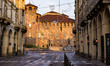 General view of Piazza Castello on October 16, 2021 in Turin, Italy. 