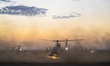 Helicopter, Mike 1 during the Stage 10 of the Dakar Rally 2022 between Wadi Ad Dawasir and...