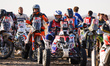 Quad and bikes at DSS during the Stage 11 of the Dakar Rally 2022 around Bisha, on January...