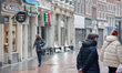 Daily life in the Nieuwendijk shopping street in central Amsterdam with more thane 200 sho...