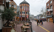 Restaurant closed in Eindhoven during the lockdown. The Netherlands partly lifts the lockd...