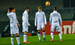 Bologna FC warm up during the italian soccer Serie A match Hellas Verona FC vs Bologna FC...