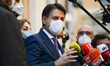 Giuseppe Conte during the News The seventh vote for the election of the President of the R...