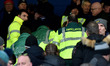 Emergency incident in the crowd during the Sky Bet League 2 match between Oldham Athletic...