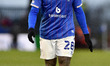 Oldham Athletic's Christopher Missilou during the Sky Bet League 2 match between Oldham At...