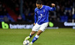Oldham Athletic's Jordan Clarke during the Sky Bet League 2 match between Oldham Athletic...