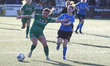 Coventry United LFC Katie Wilkinson  holds of George Morton of Billericay Town Women  duri...