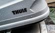 Thule car roof box is seen in Krakow, Poland on February 2nd, 2022. 