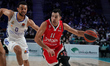 Kostas Sloukas of Olympiacos Piraeus in action the Turkish Airlines EuroLeague Regular Sea...