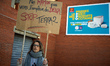 Several dozens of activists from XR, ANV-COP21, ATTAC, Youth for Climate gathered in front...