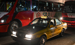 Taxi seen on a busy street in downtown Merida.On Saturday, February 12, 2022, in Merida,...