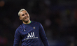 Keylor Navas of PSG during the warm-up before the UEFA Champions League Round Of Sixteen L...
