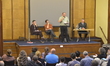 Andrew Cooper, the energy spokesperson of The Green Party of England and Wales, giving a s...