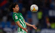 Diego Lainez of Real Betis in action during the La Liga Santander match between Levante UD...