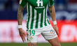 Hector Bellerin of Real Betis in action during the La Liga Santander match between Levante...