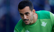 Juanmi of Real Betis looks on prior to the La Liga Santander match between Levante UD and...
