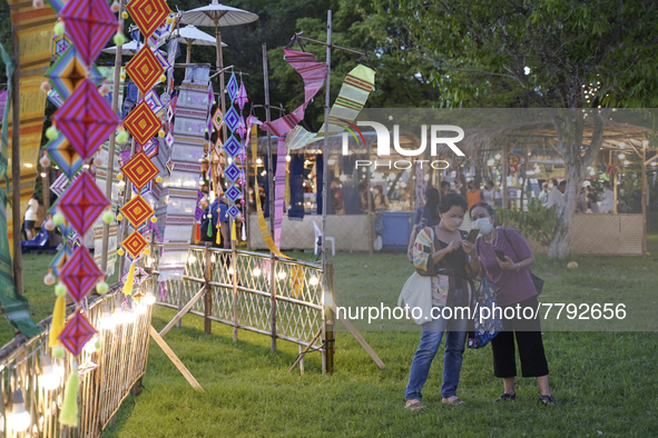 Visitor take photos during the Thailand Tourism Festival 2022, Thai Government campaign new normal, COVID-free approach, and to formally int...