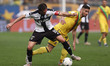 Franco Damian Vazquez (Parma Calcio 1913) and Marco Capuano (Ternana Calcio) battle for th...