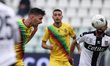 Stefano Pettinari (Ternana Calcio) scores his side's third goal of the match during the It...