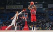 Konstantinos Mitoglou from AX Armani Exchange Olimpia Milano and Bruno Mascolo (Bertram De...